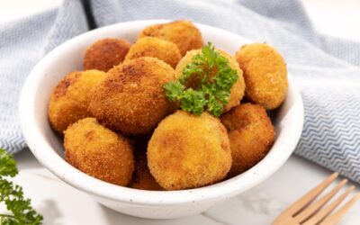 Receta de croquetas de patata, chistorra y queso